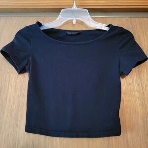 SHEIN Black Crop Top, Small
